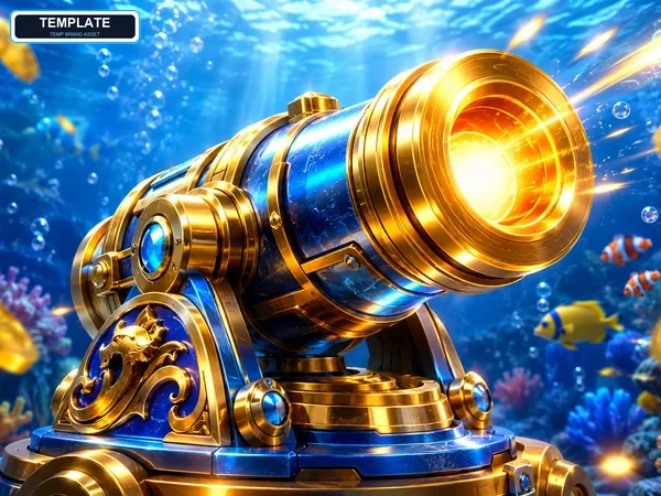 Fishing Disco screenshot showing a bright underwater world full of colorful fish.